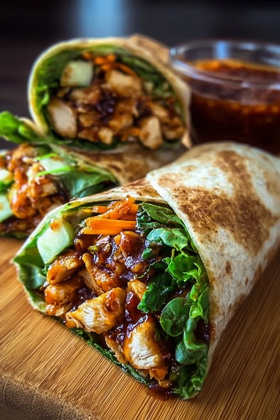 Sweet Chili Chicken Wraps