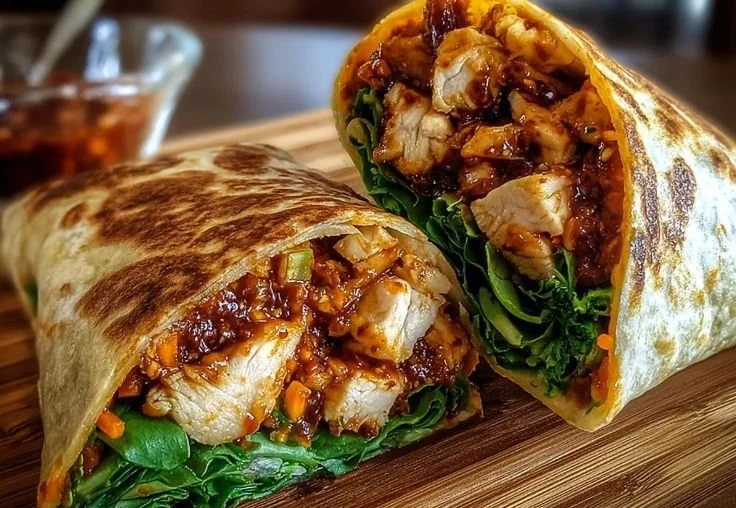 Sweet Chili Chicken Wraps