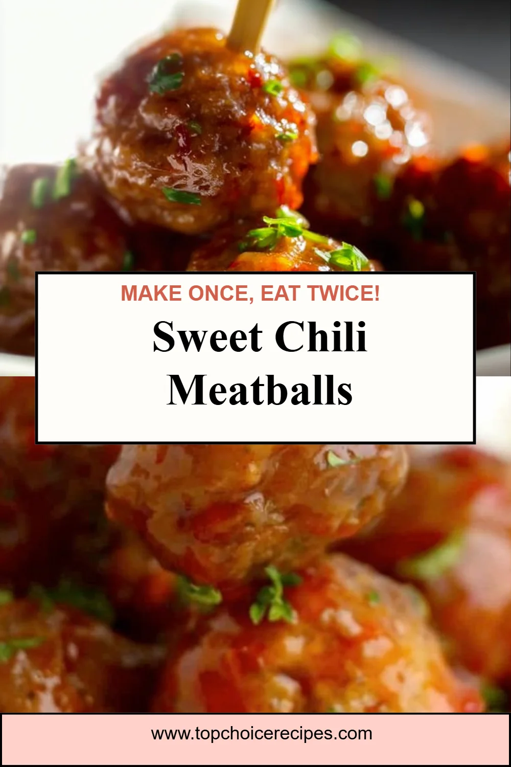 Sweet Chili Meatballs 6 Sweet Chili Meatballs
