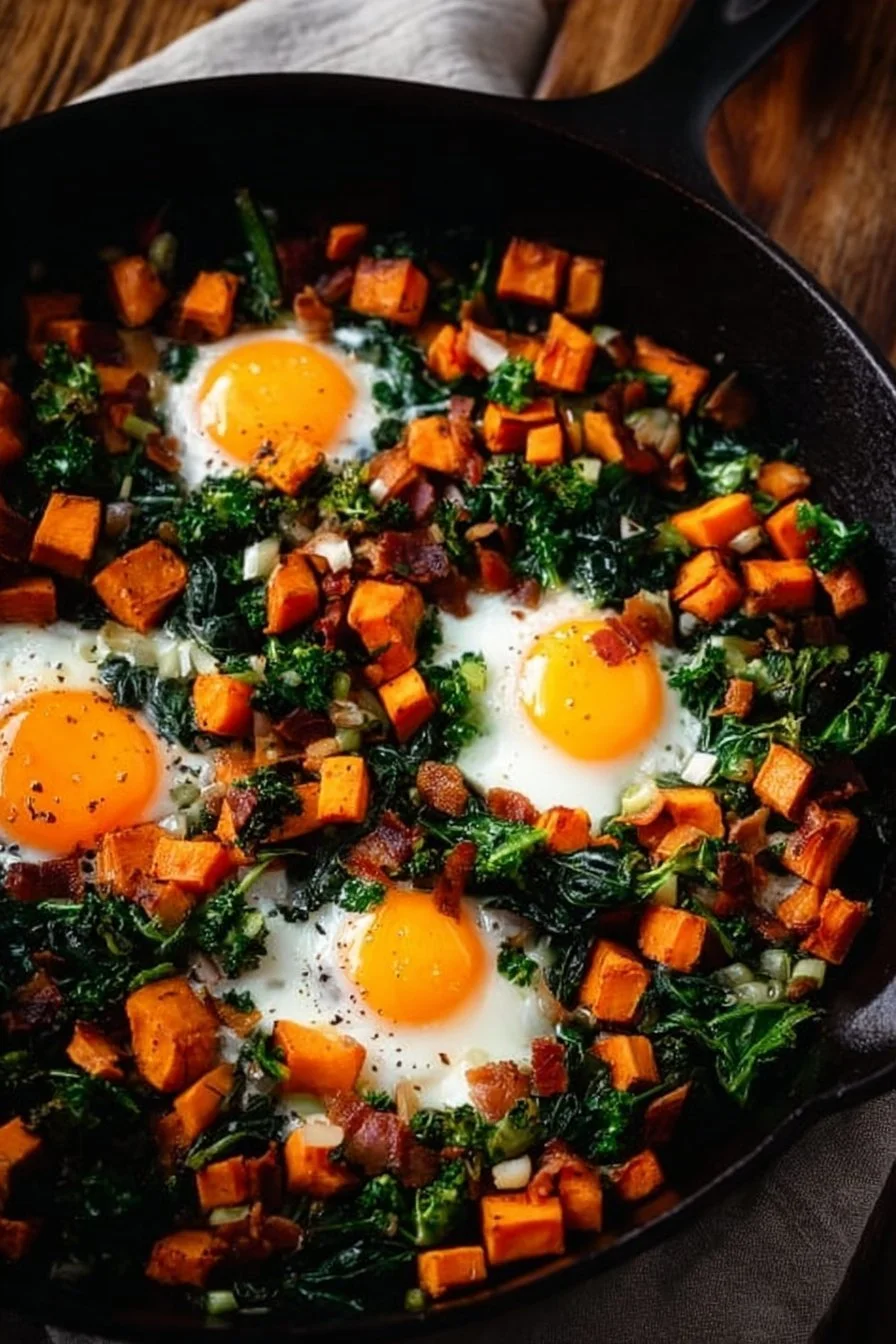 Delicious Sweet Potato Breakfast Hash served in a colorful bowl