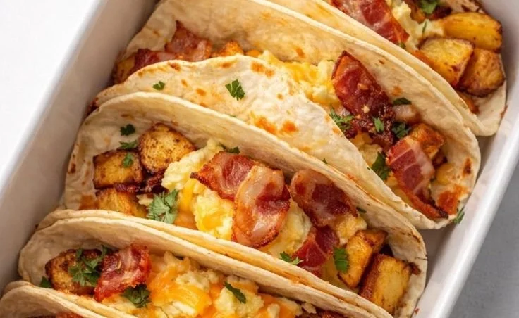 Tasty Baked Breakfast Tacos 6 Tasty Baked Breakfast Tacos