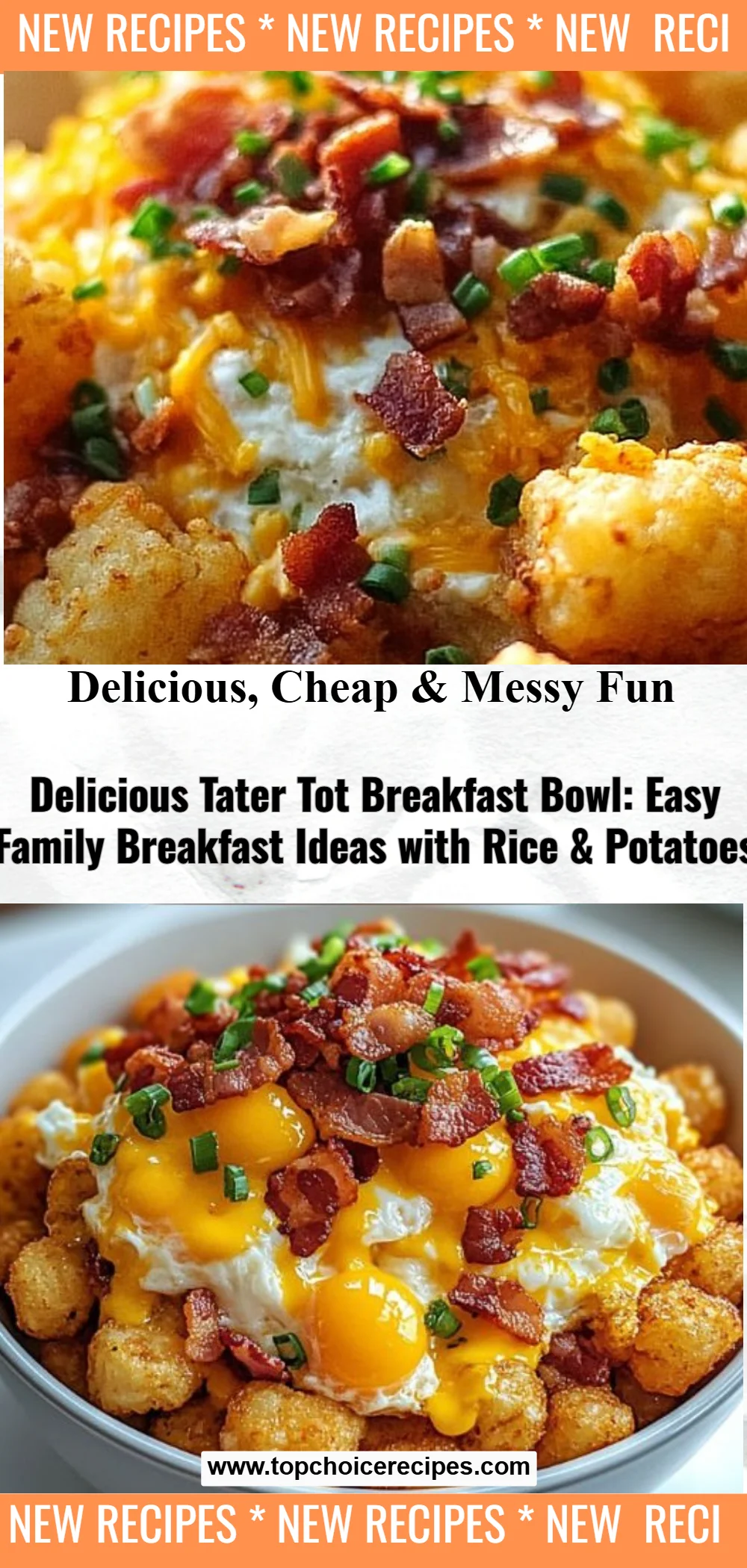Tater Tot Breakfast Bowl