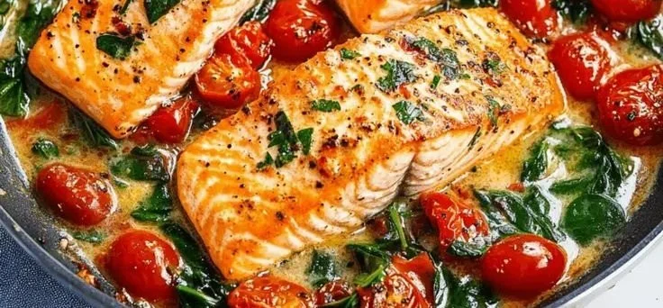 Tuscan Garlic Butter Salmon