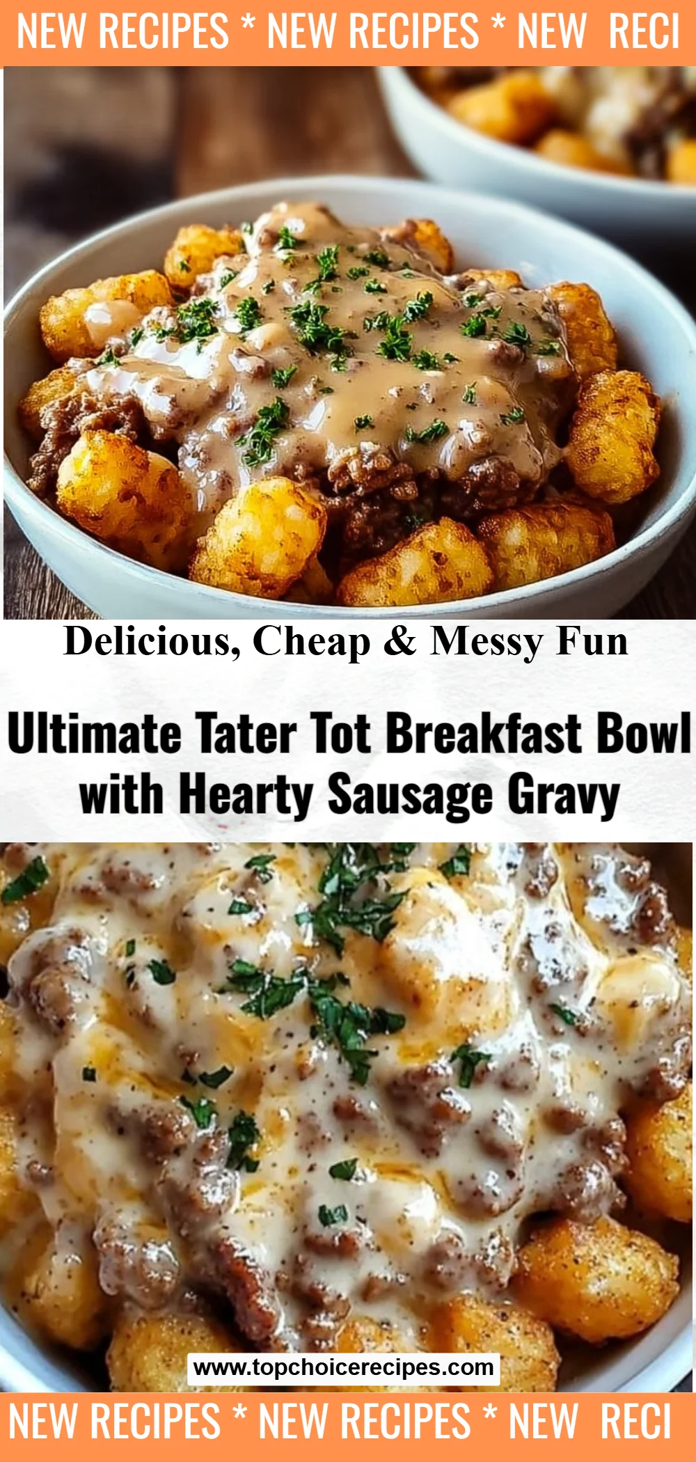 Ultimate Tater Tot Breakfast Bowl