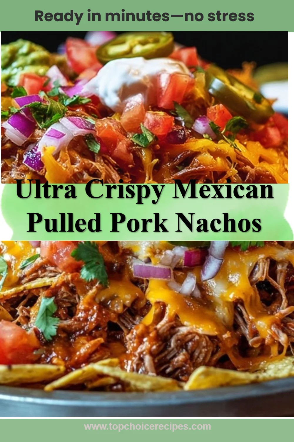 Ultra Crispy Mexican Pulled Pork Nachos