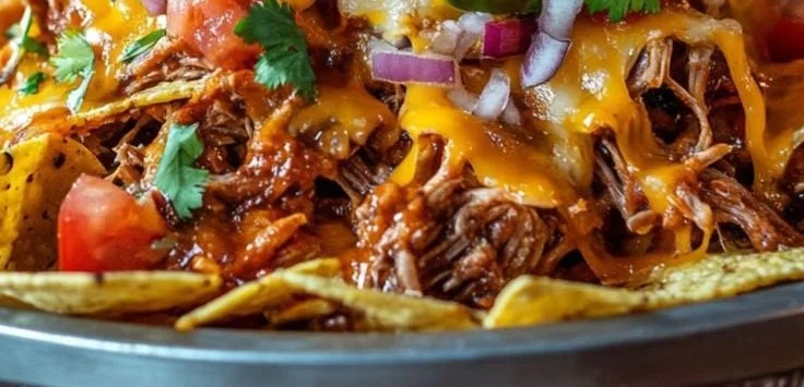 Ultra Crispy Mexican Pulled Pork Nachos
