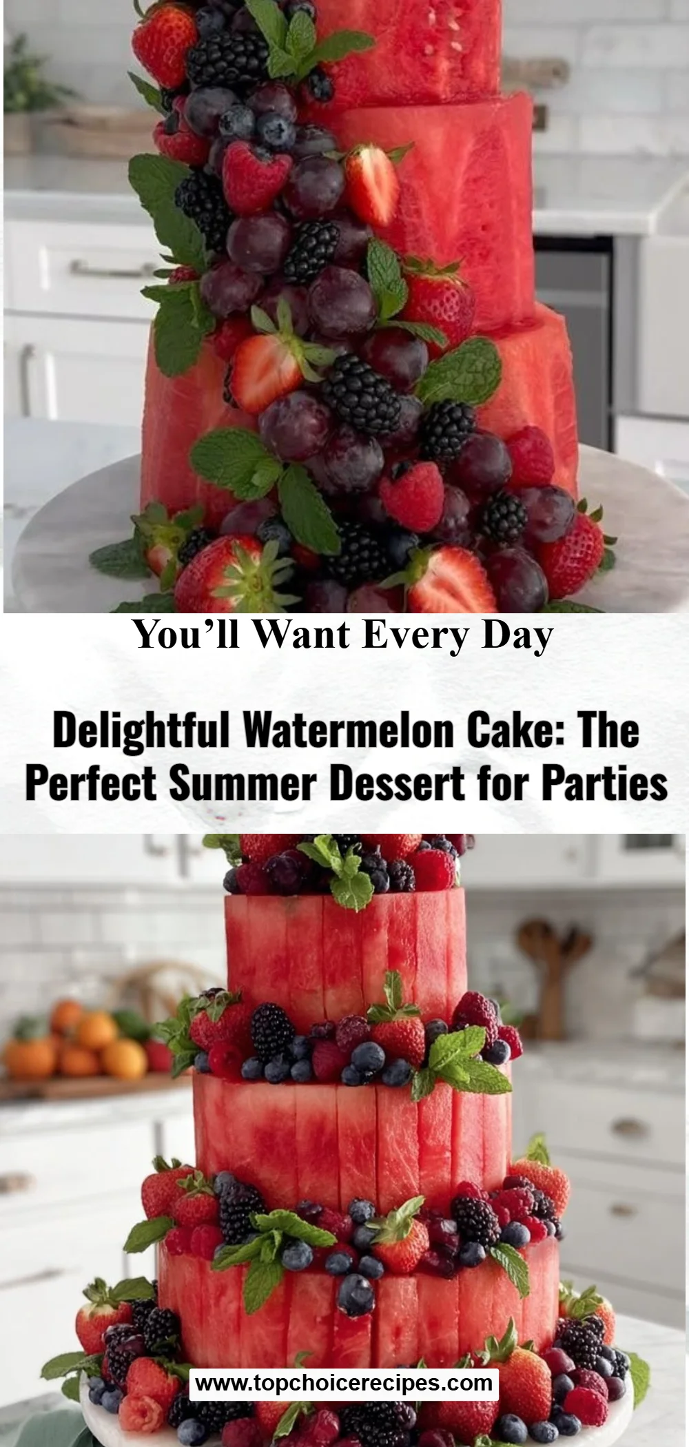 Watermelon Cake