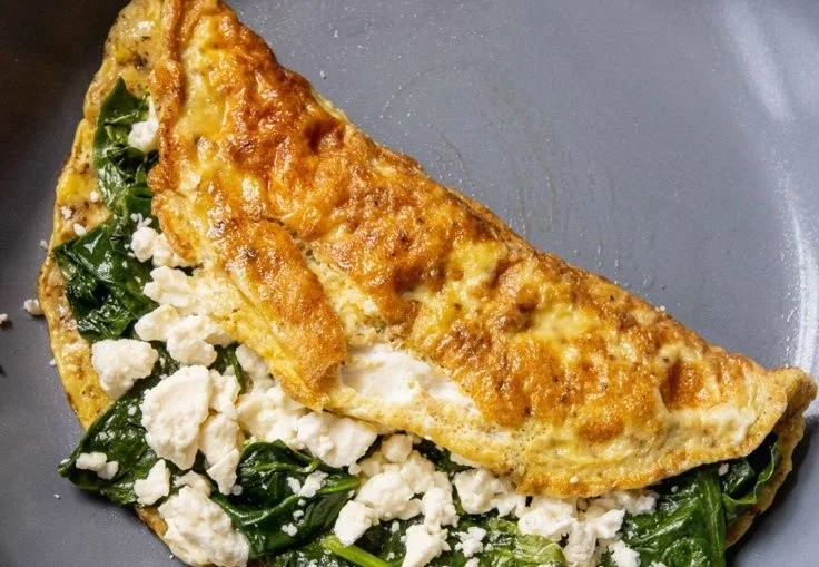 15 Minute Spinach and Feta Omelet 5 15 Minute Spinach and Feta Omelet