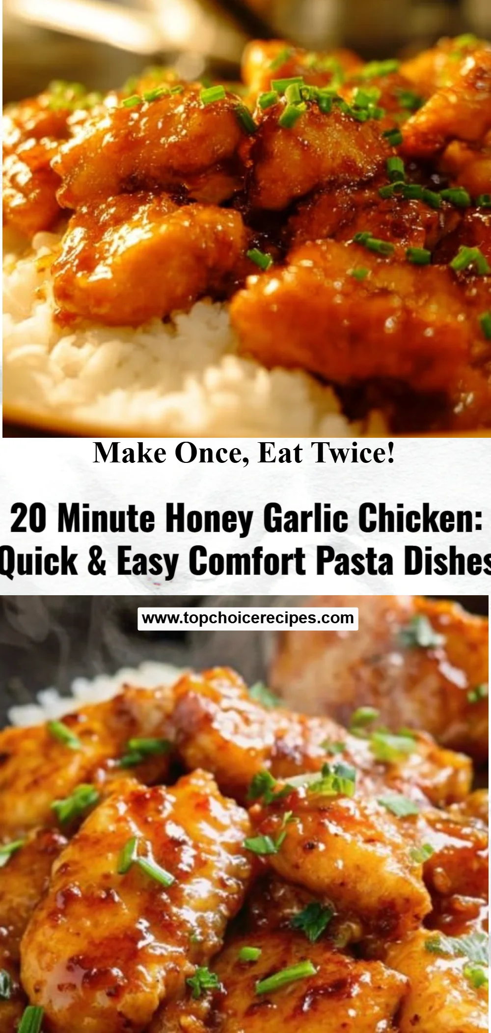 20 Minute Honey Garlic Chicken