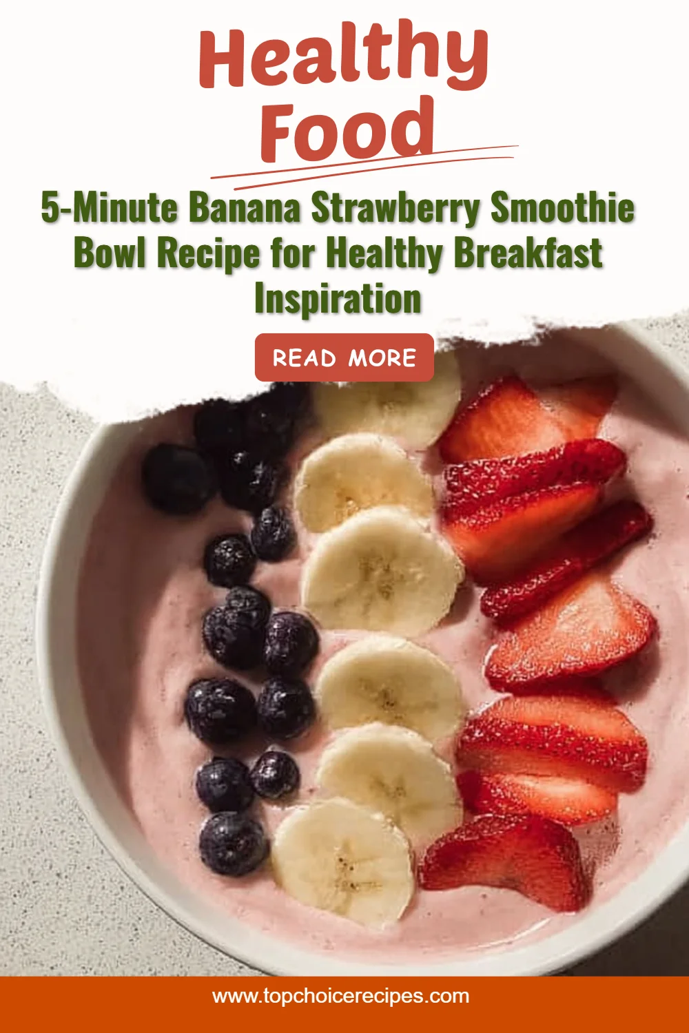 5-Minute Fruit Smoothie Bowl