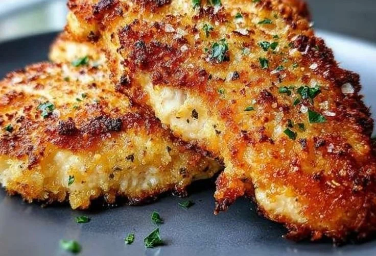 Air Fryer Parmesan Crusted Chicken 5 Air Fryer Parmesan Crusted Chicken