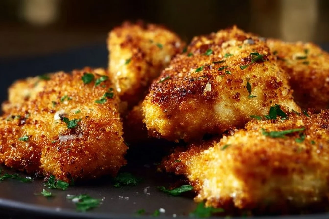 Air Fryer Parmesan Crusted Chicken