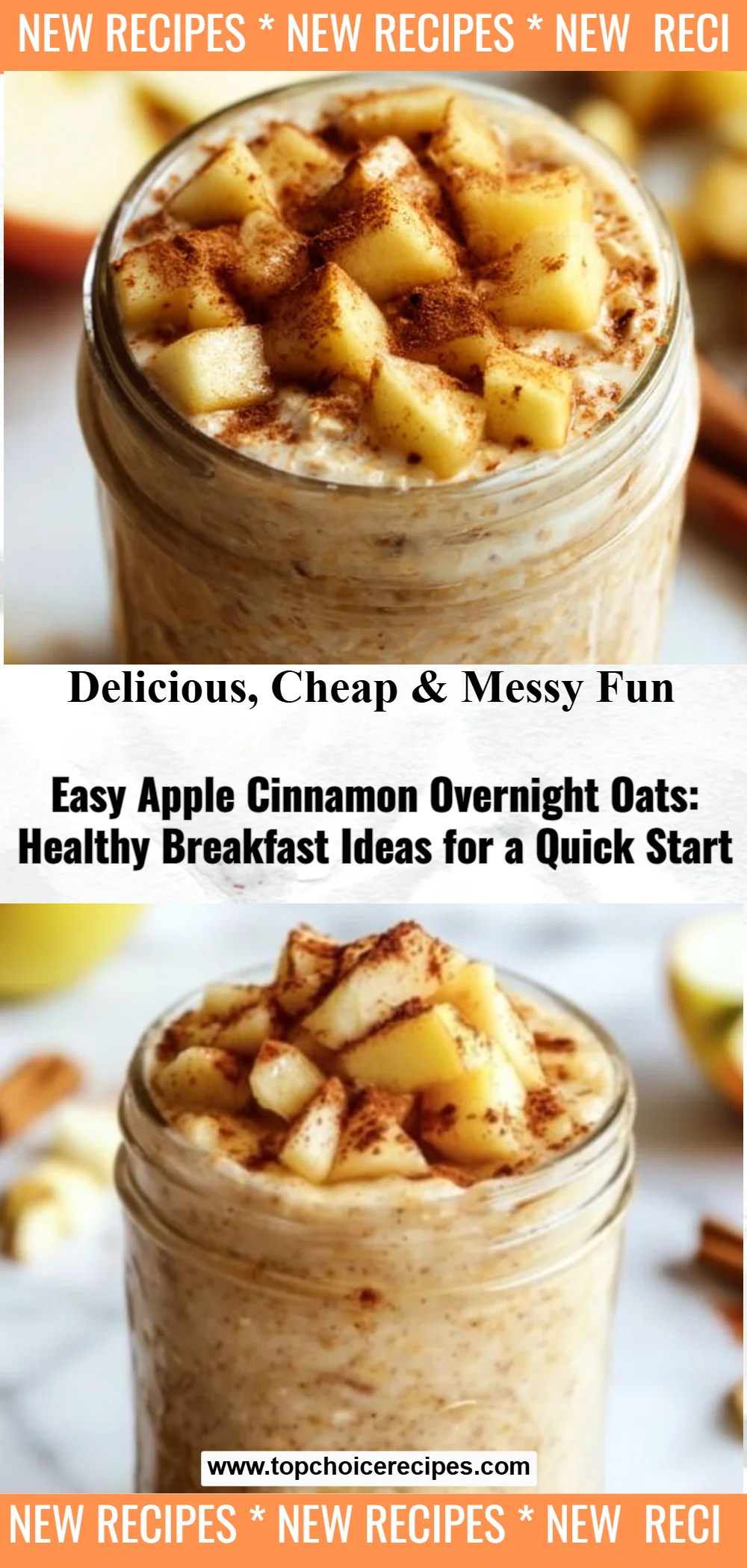 Apple Cinnamon Overnight Oats