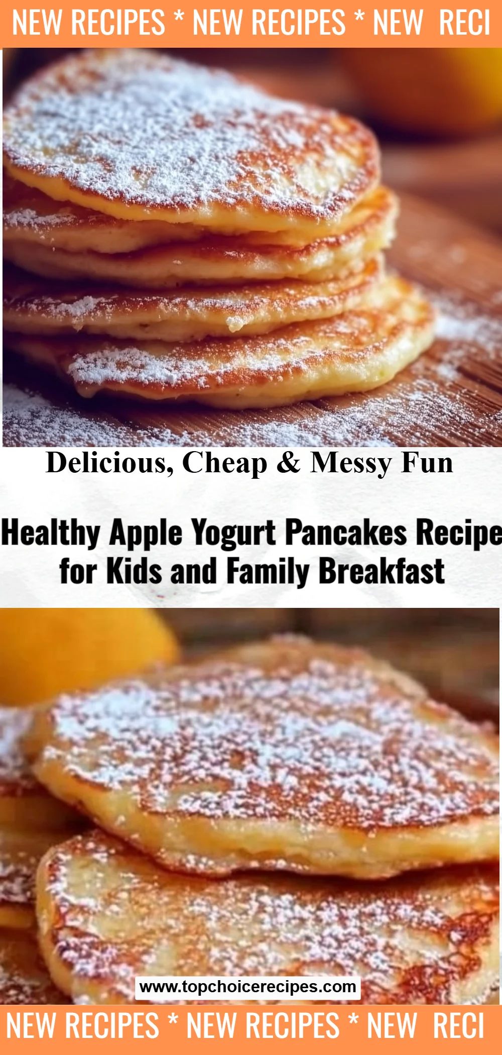 Apple Yogurt Pancakes