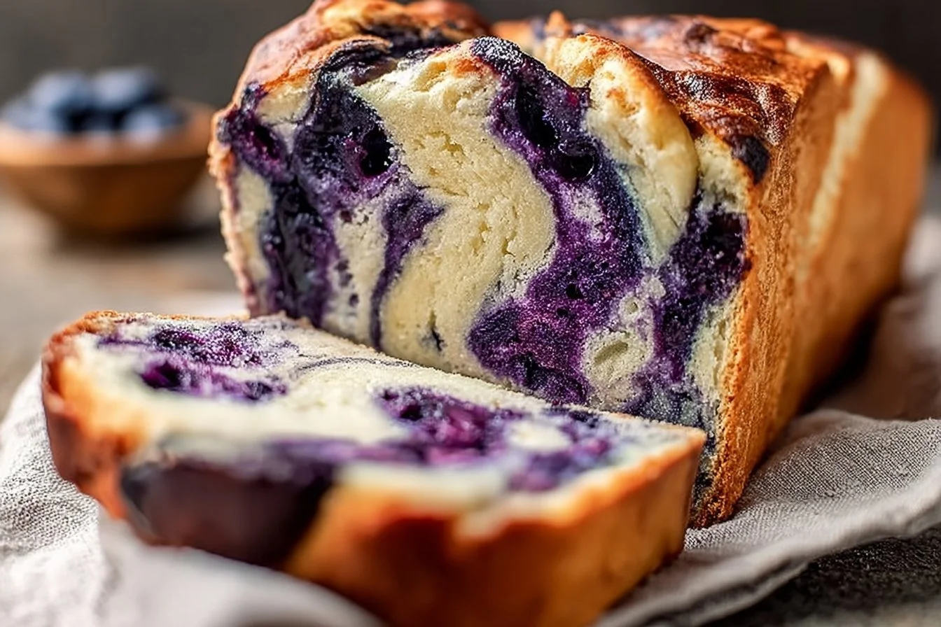 Artisan Blueberry Goat Cheese Sourdough Bread 4 Artisan blueberry goat cheese sourdough bread fresh out of the oven