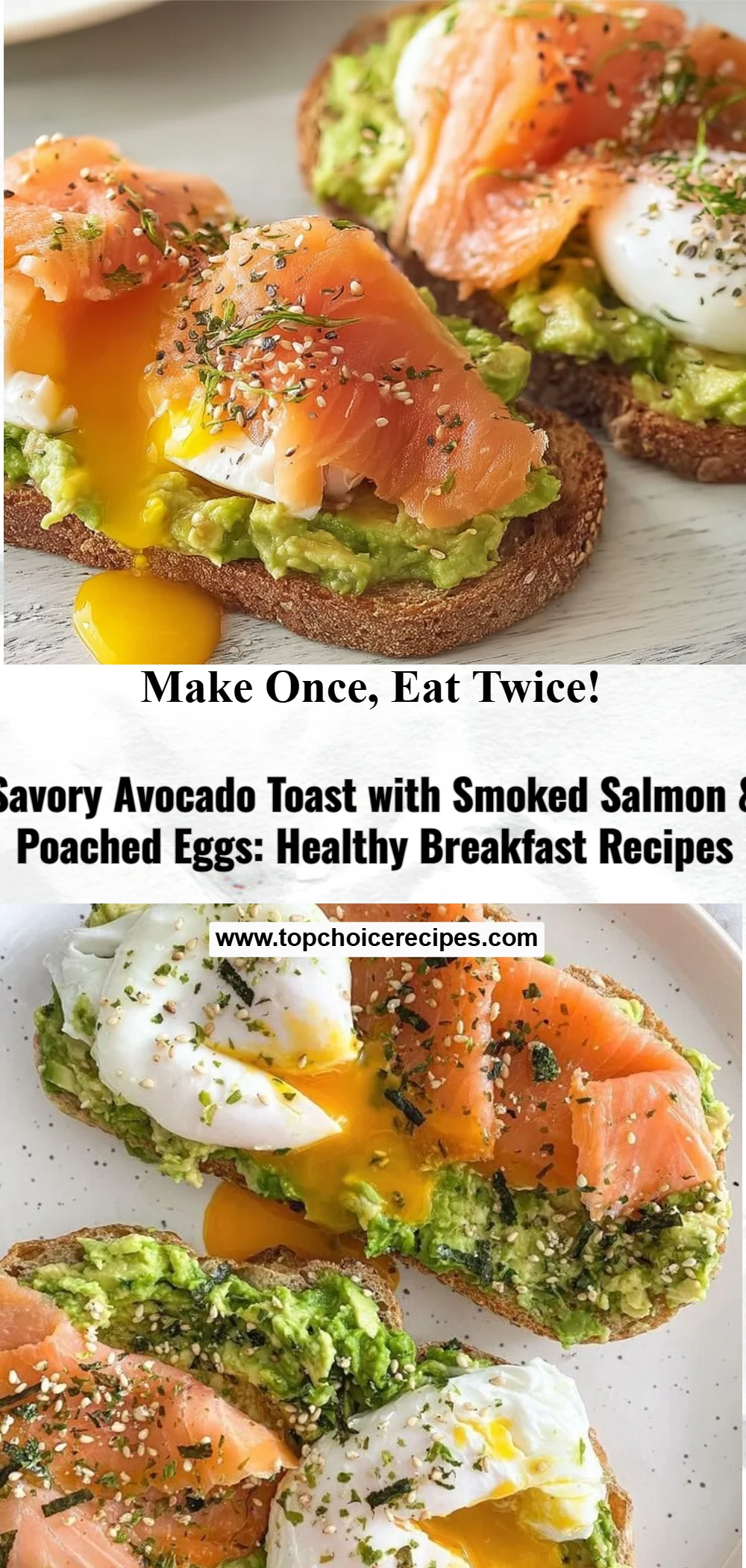Avocado Toast with Smoked Salmon and Poached Eggs