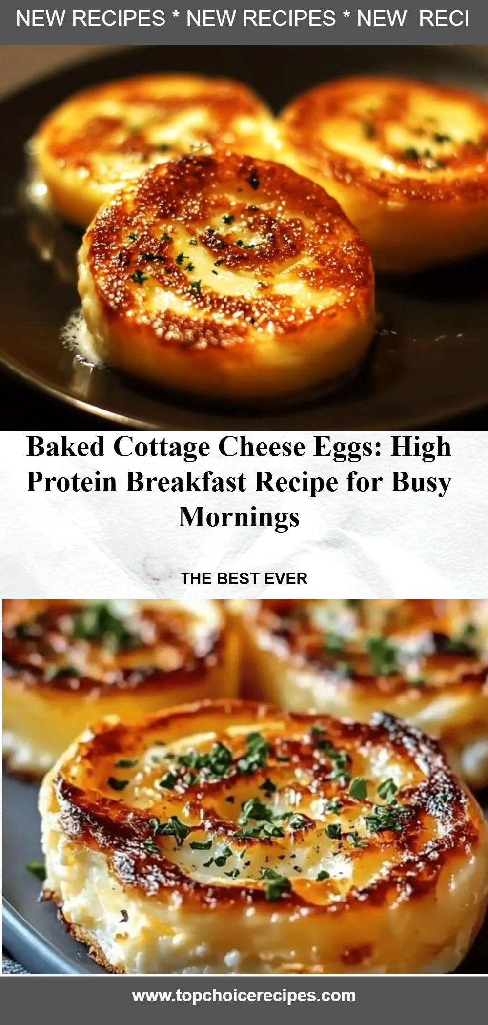 Baked Cottage Cheese Eggs
