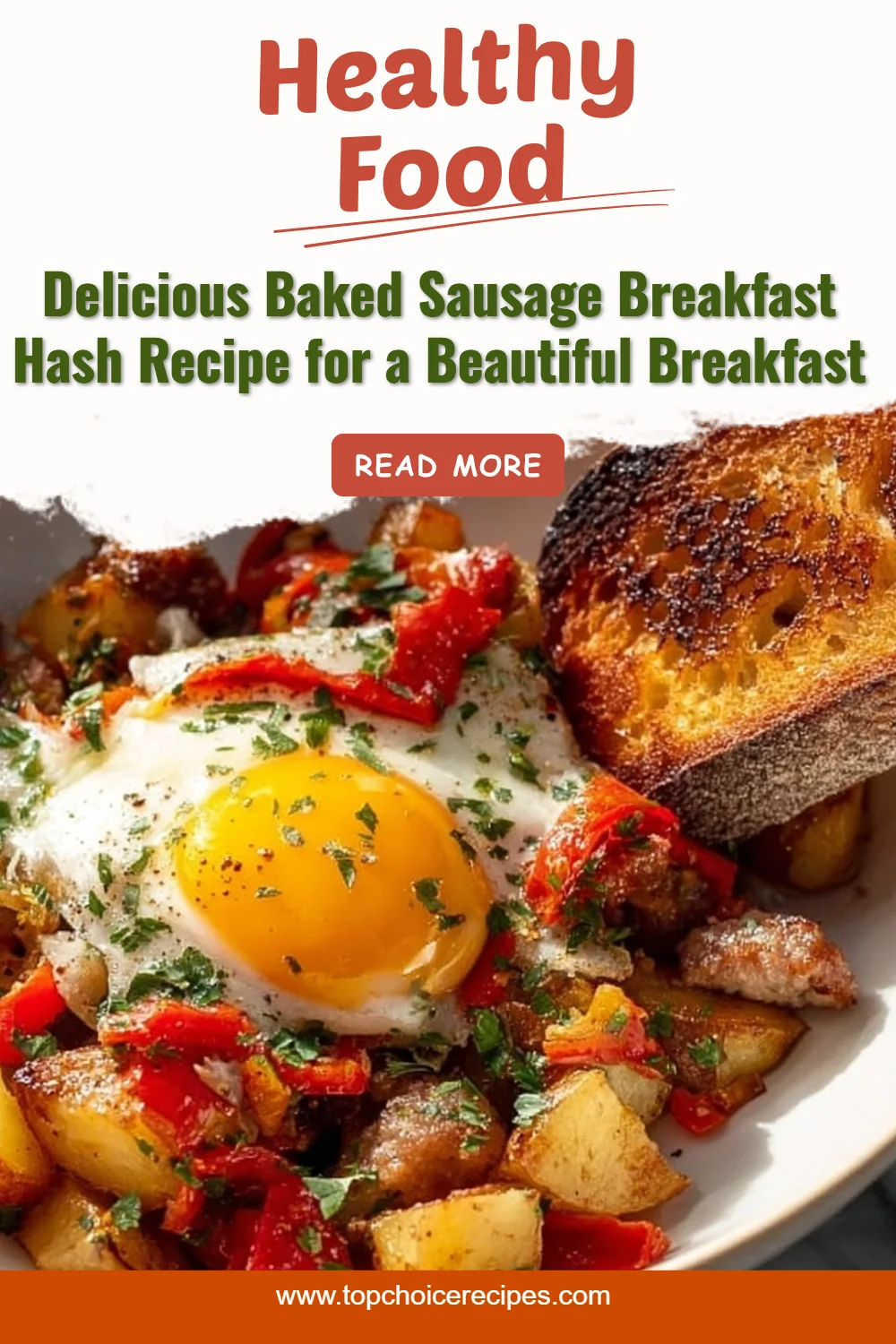 Baked Sausage Breakfast Hash