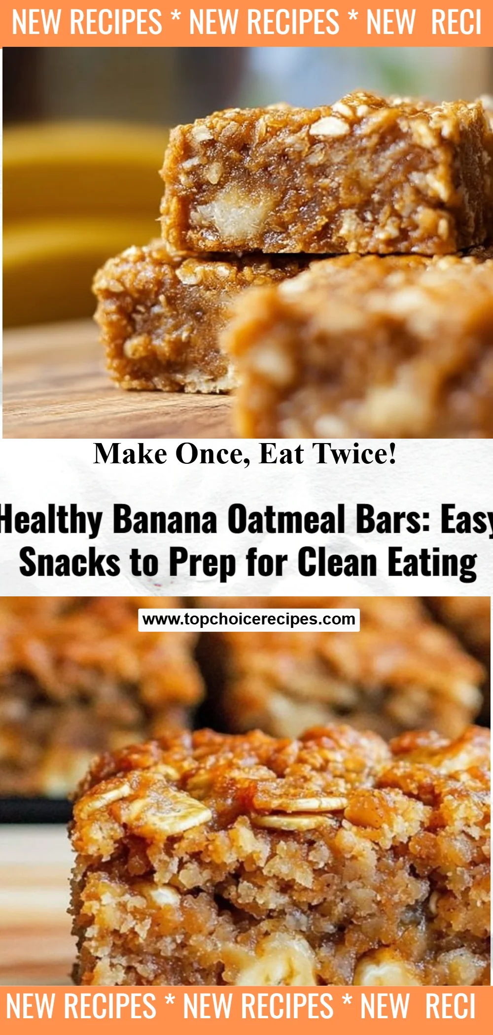 Banana Oatmeal Bars