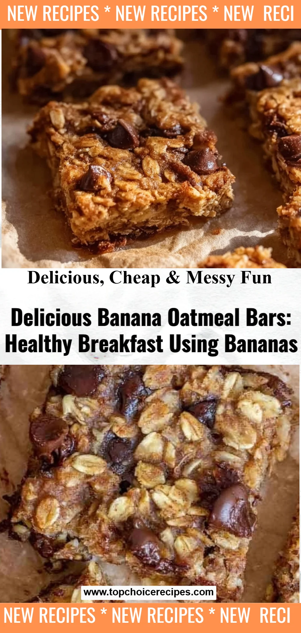 Banana Oatmeal Bars