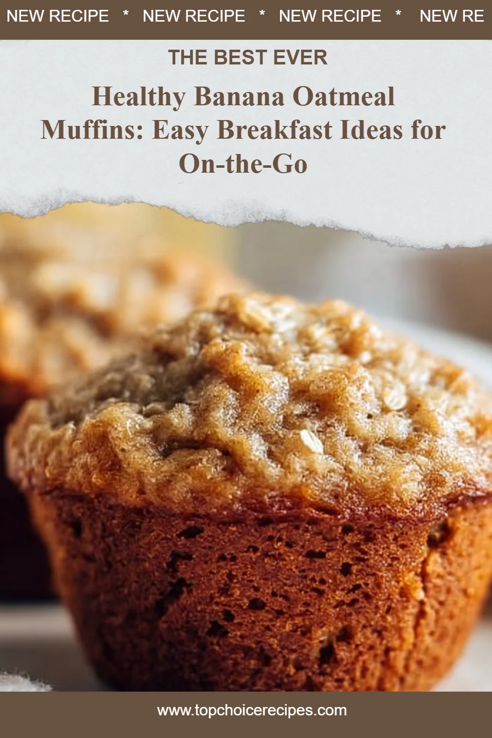 Banana Oatmeal Muffins