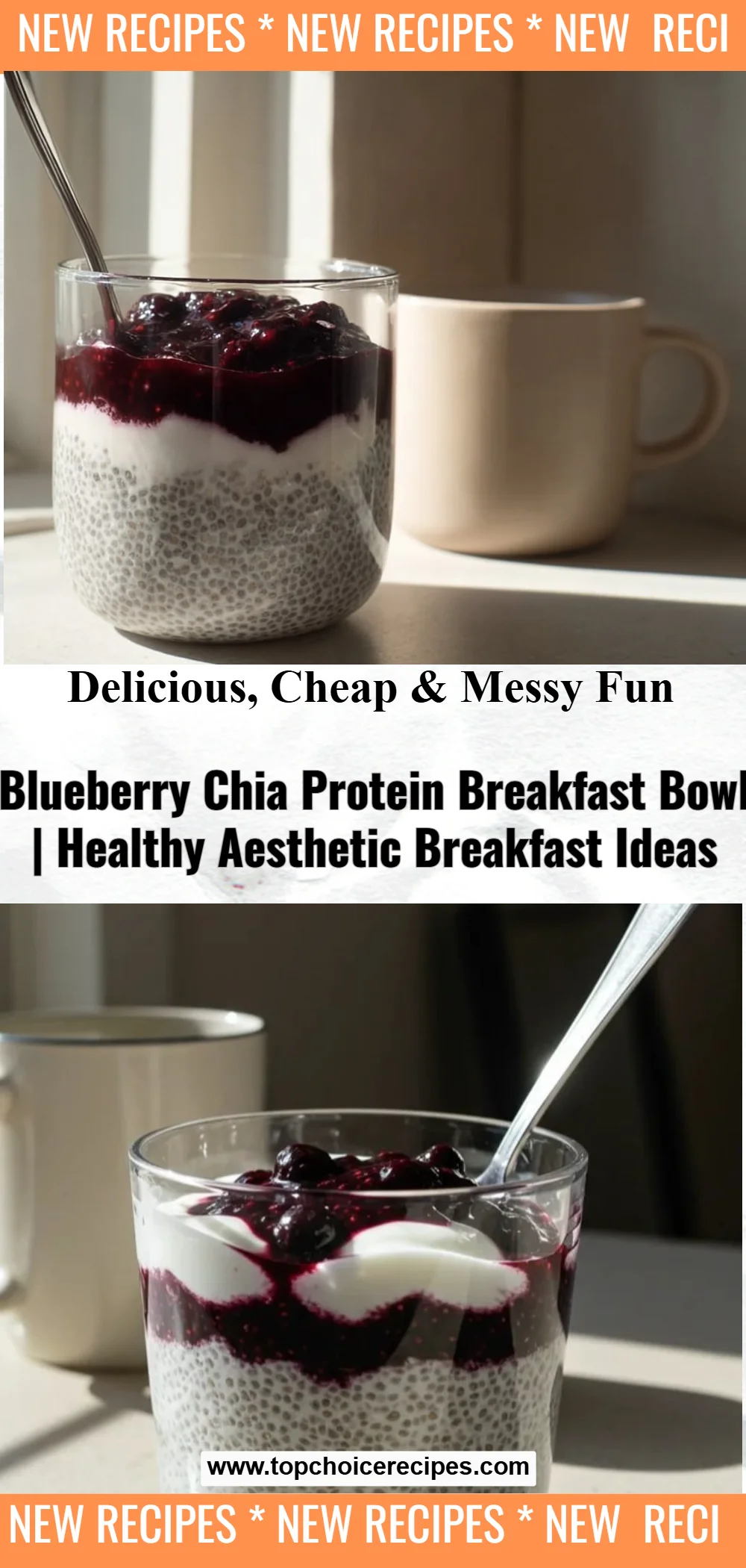 Blueberry Chia Breakfast Bowl