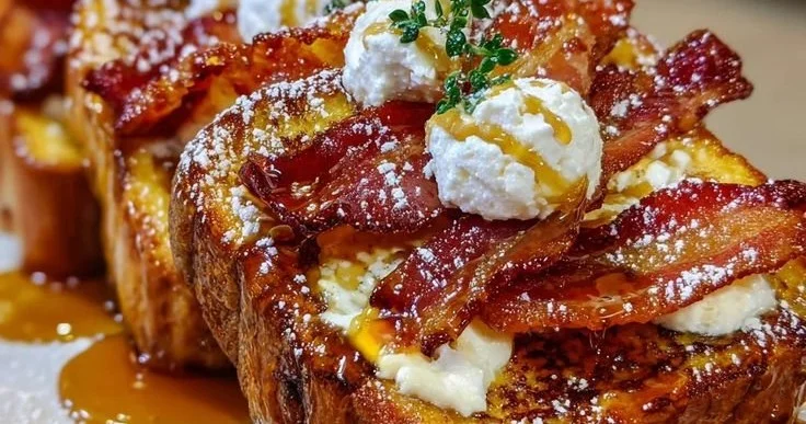 Bourbon Maple Bacon French Toast