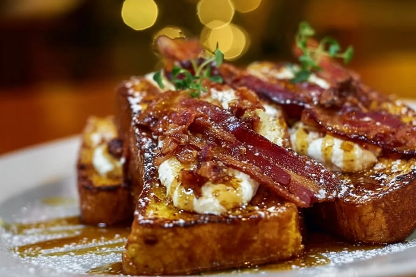 Bourbon Maple Bacon French Toast