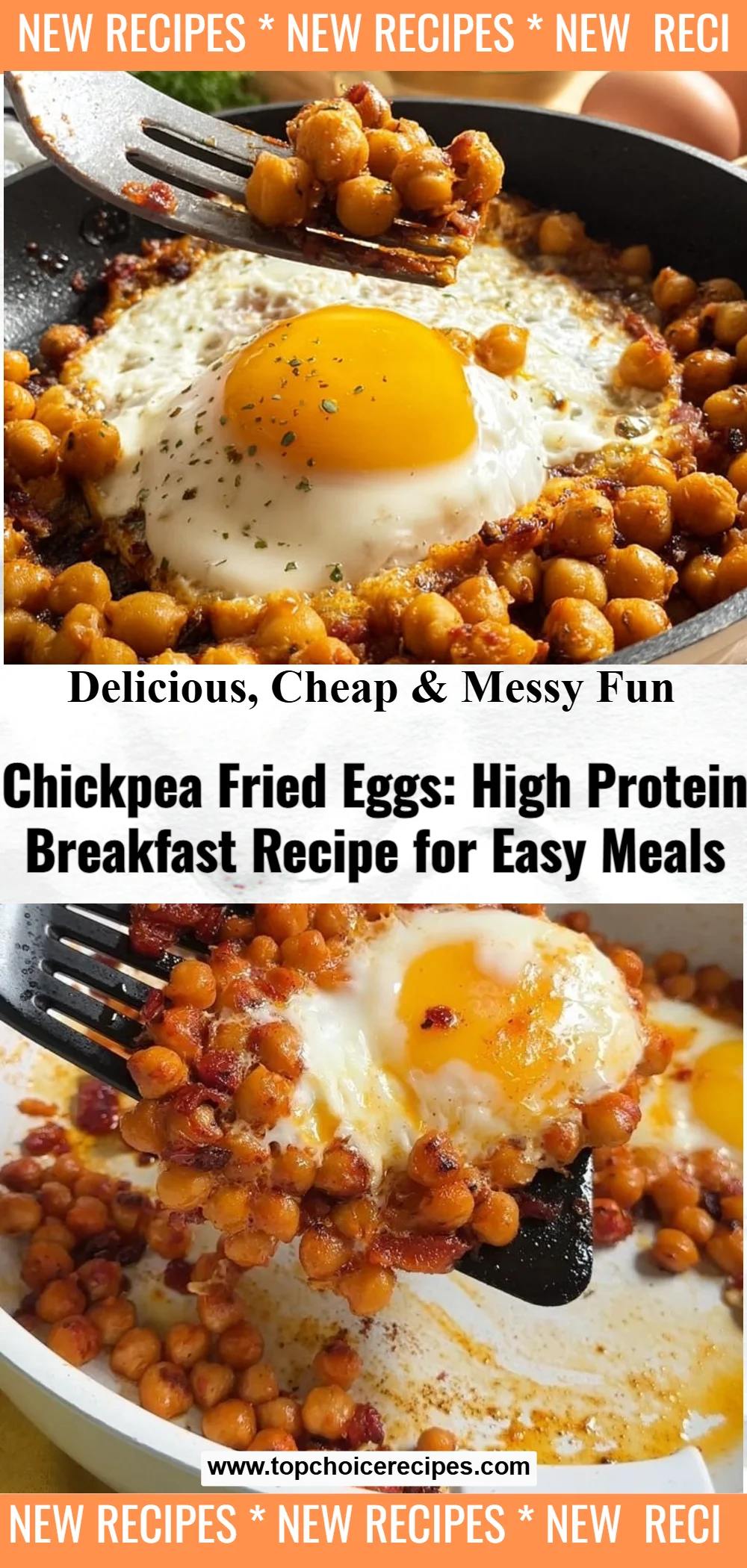 Chickpea Fried Eggs