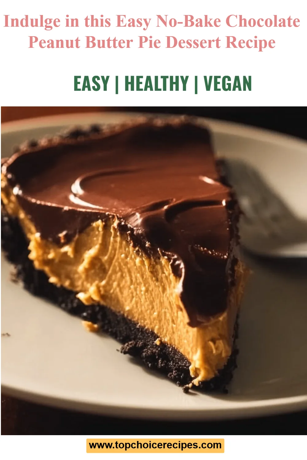 Chocolate Peanut Butter Pie