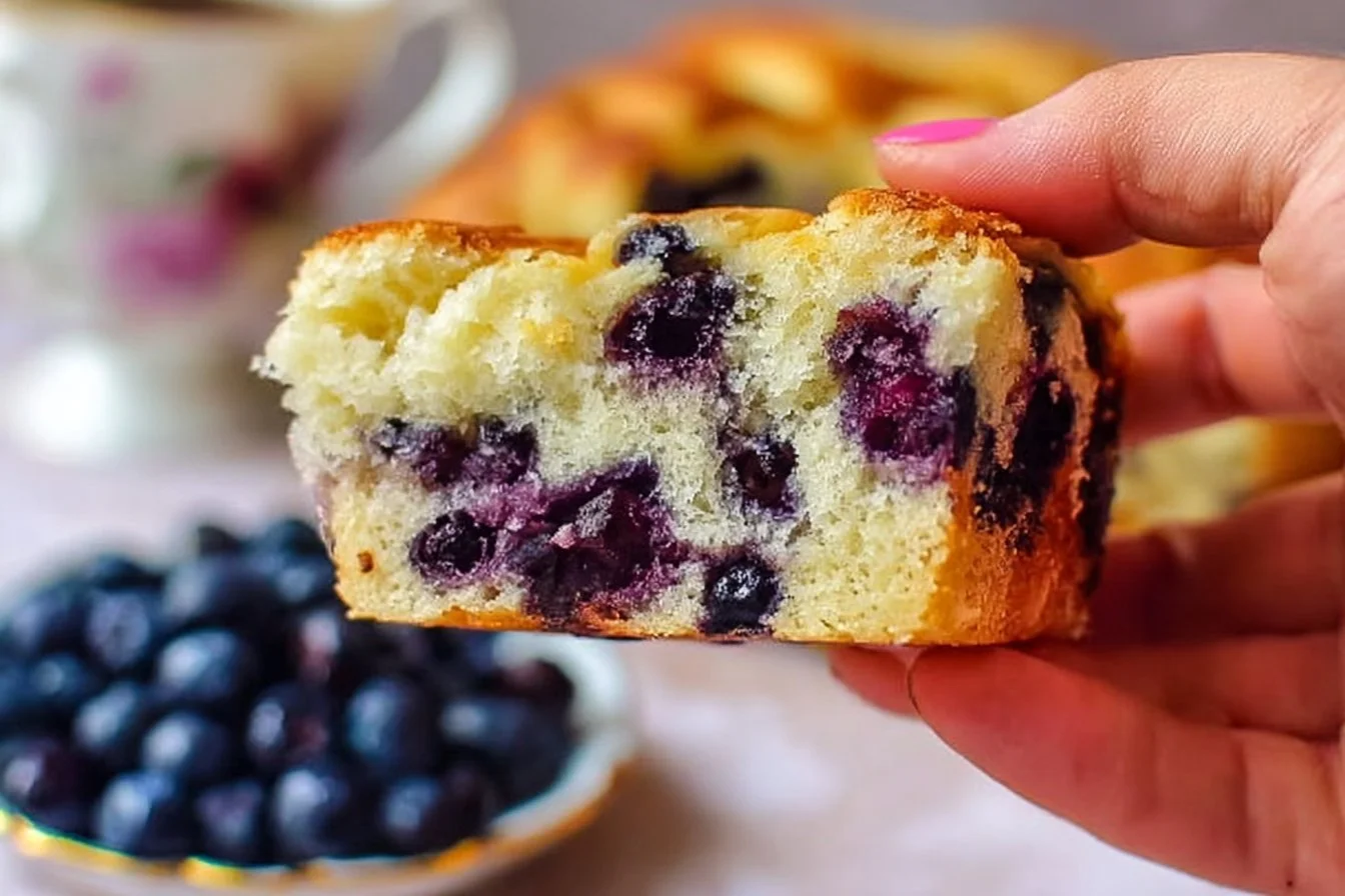 Cinnamon Lemon Blueberry Sourdough Focaccia