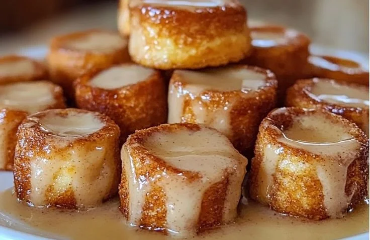 Cinnamon Roll French Toast Bites