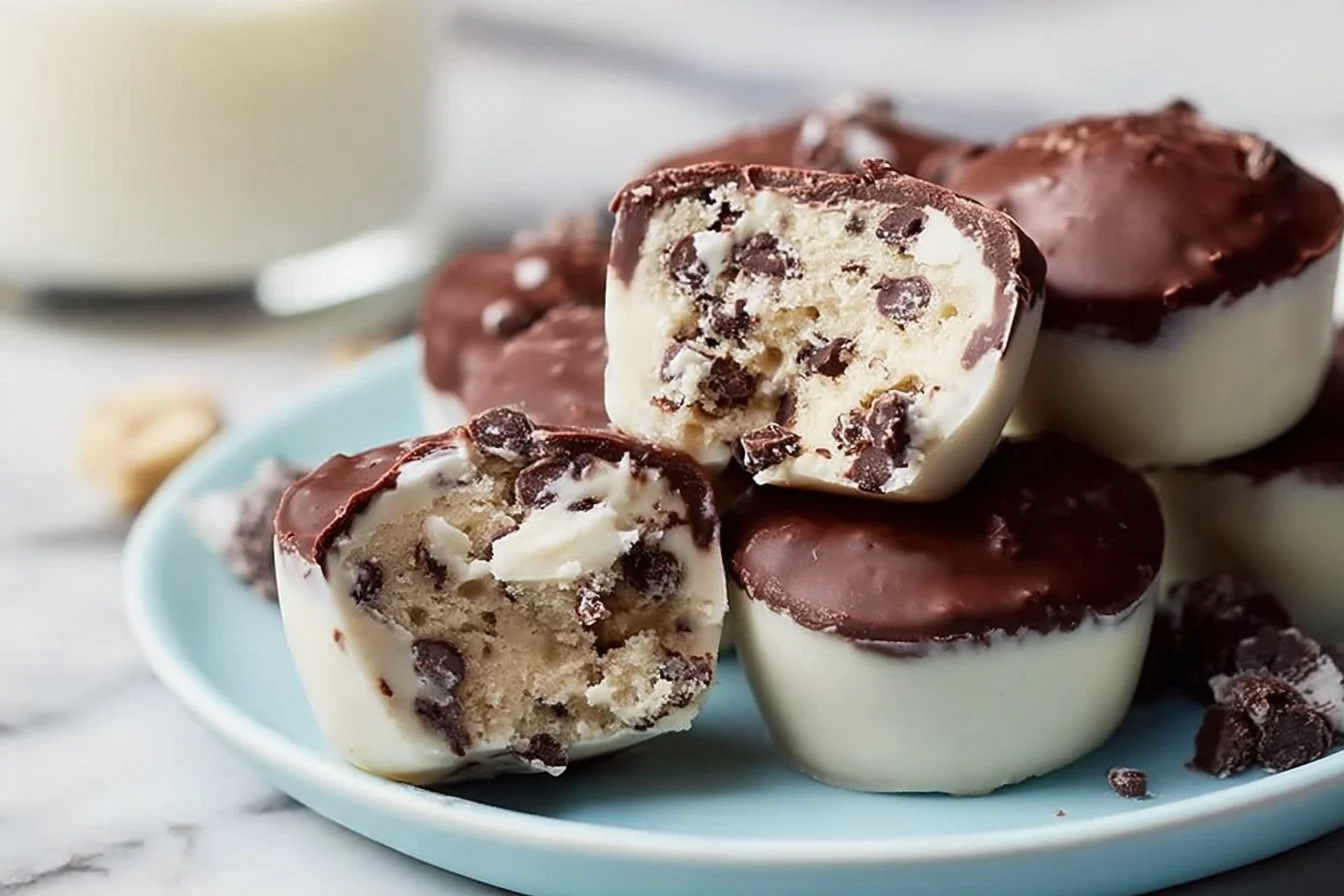 Cookie Dough Frozen Yogurt Bites