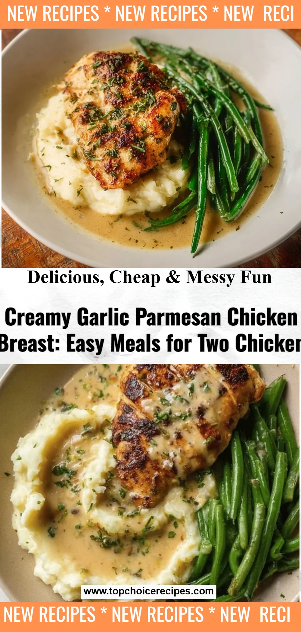 Creamy Garlic Parmesan Chicken Breast