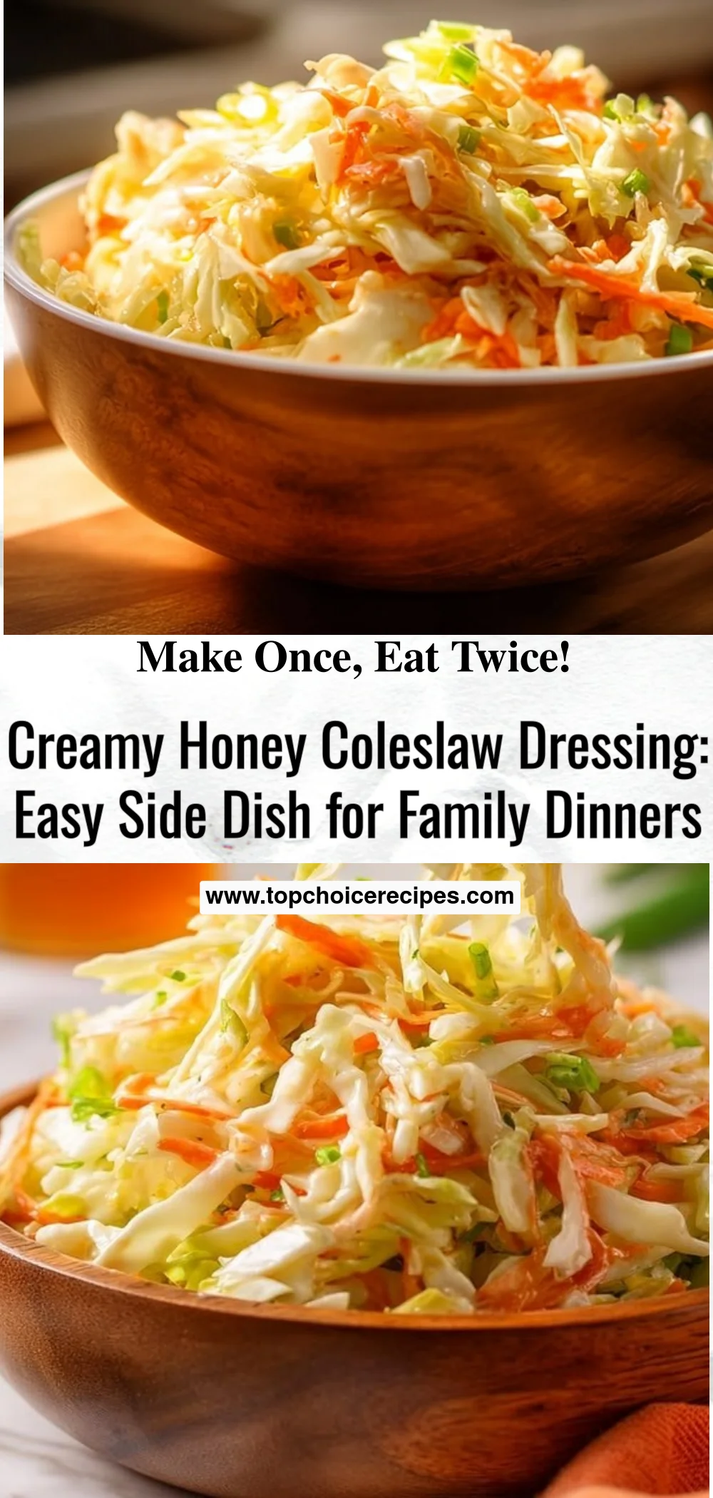 Creamy Honey Coleslaw Dressing