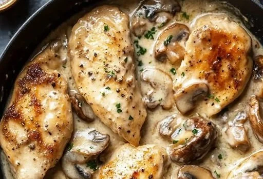 Creamy Mushroom Chicken Delight