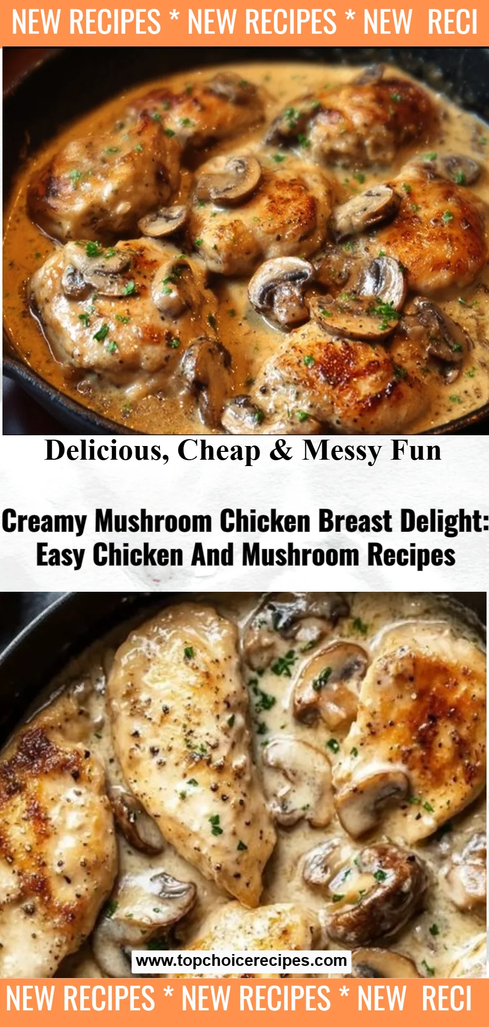 Creamy Mushroom Chicken Delight