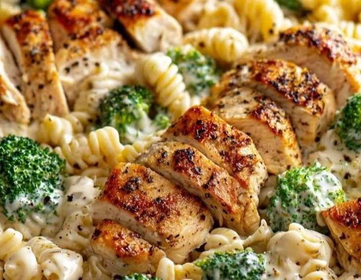 Creamy Rotisserie Chicken Broccoli Pasta 5 Creamy Rotisserie Chicken Broccoli Pasta
