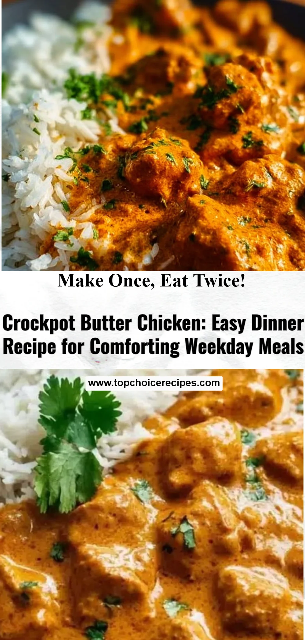 Crockpot Butter Chicken