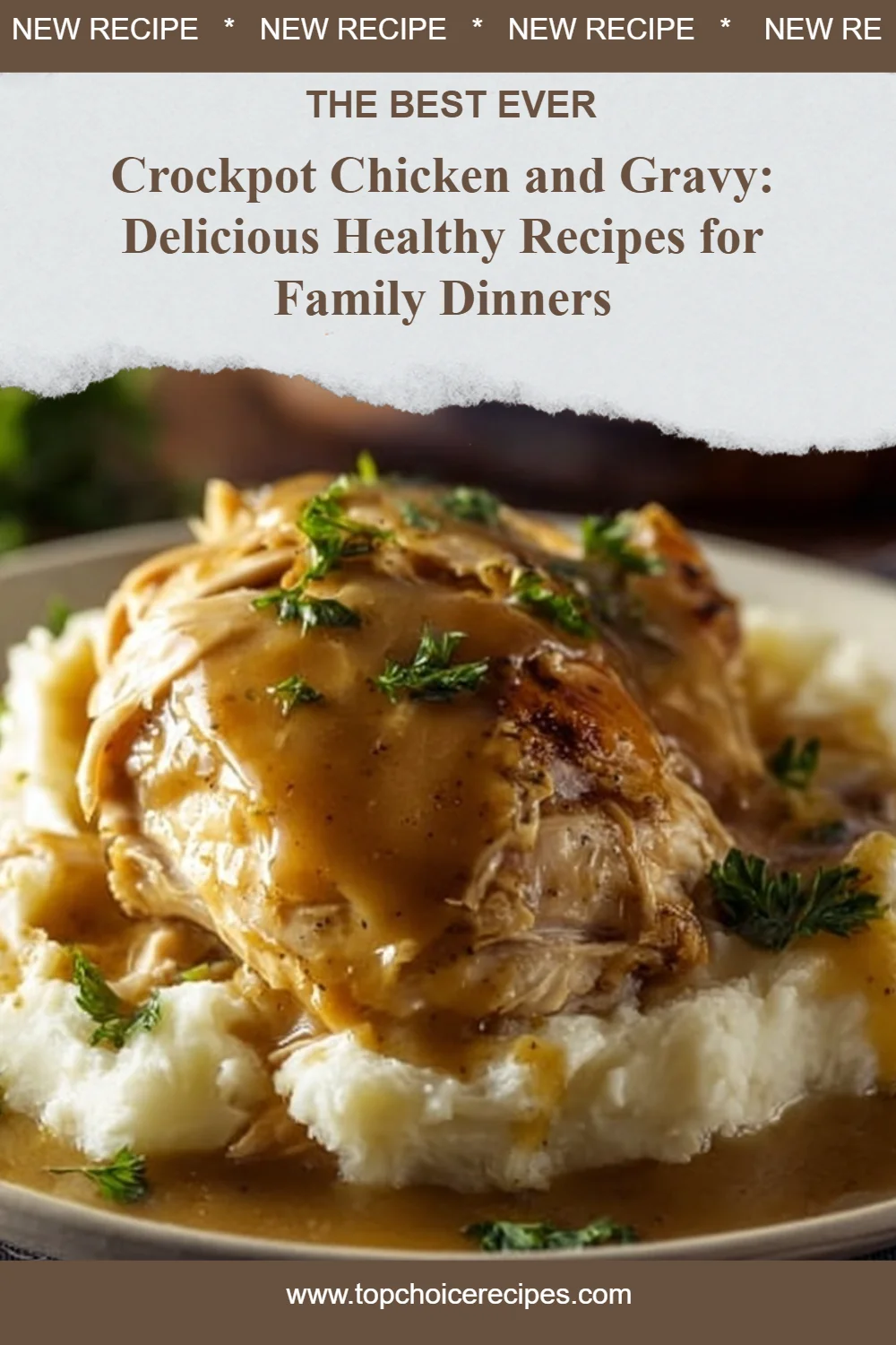 Crockpot Chicken and Gravy