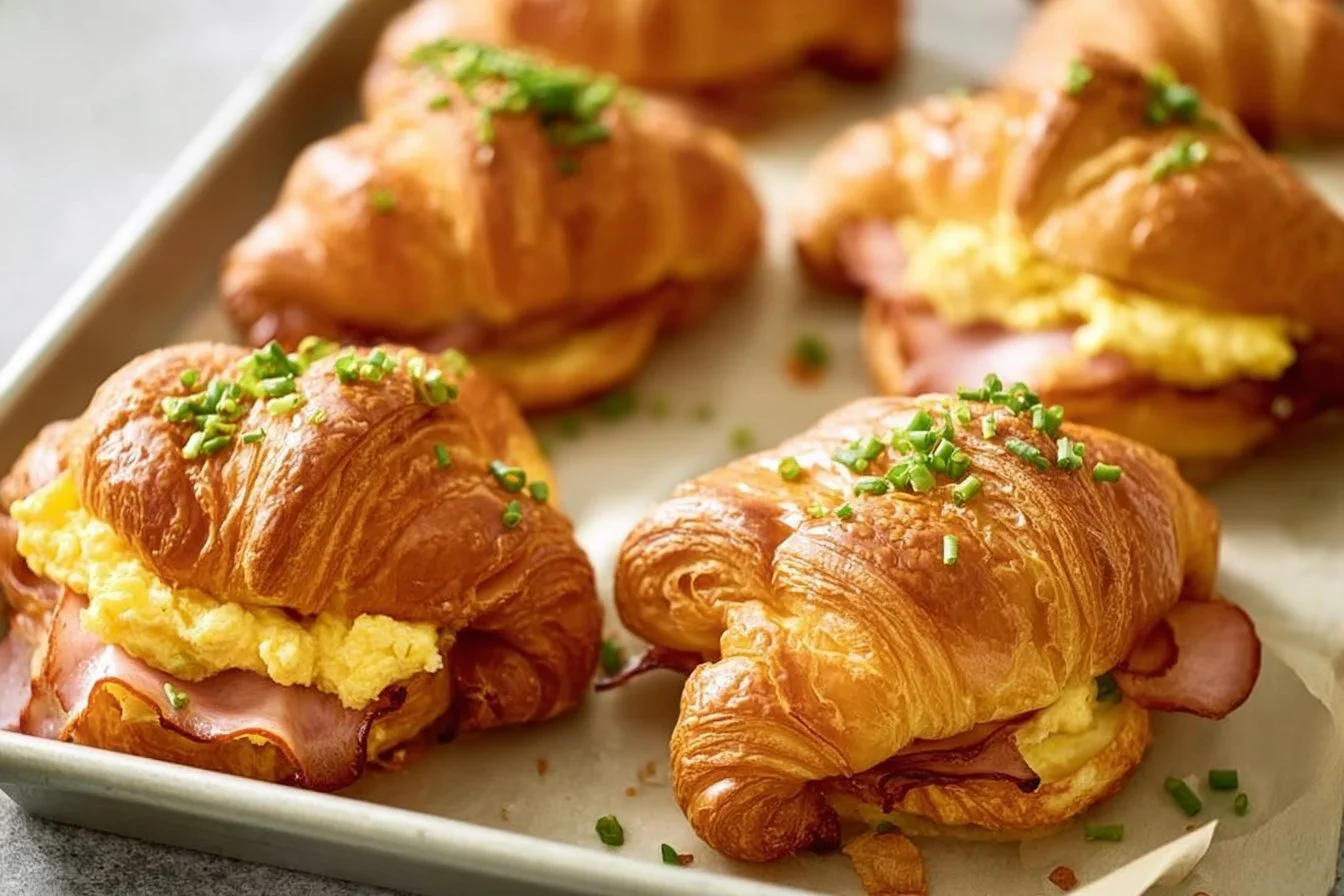 Croissant Breakfast Sandwiches 6 Croissant Breakfast Sandwiches