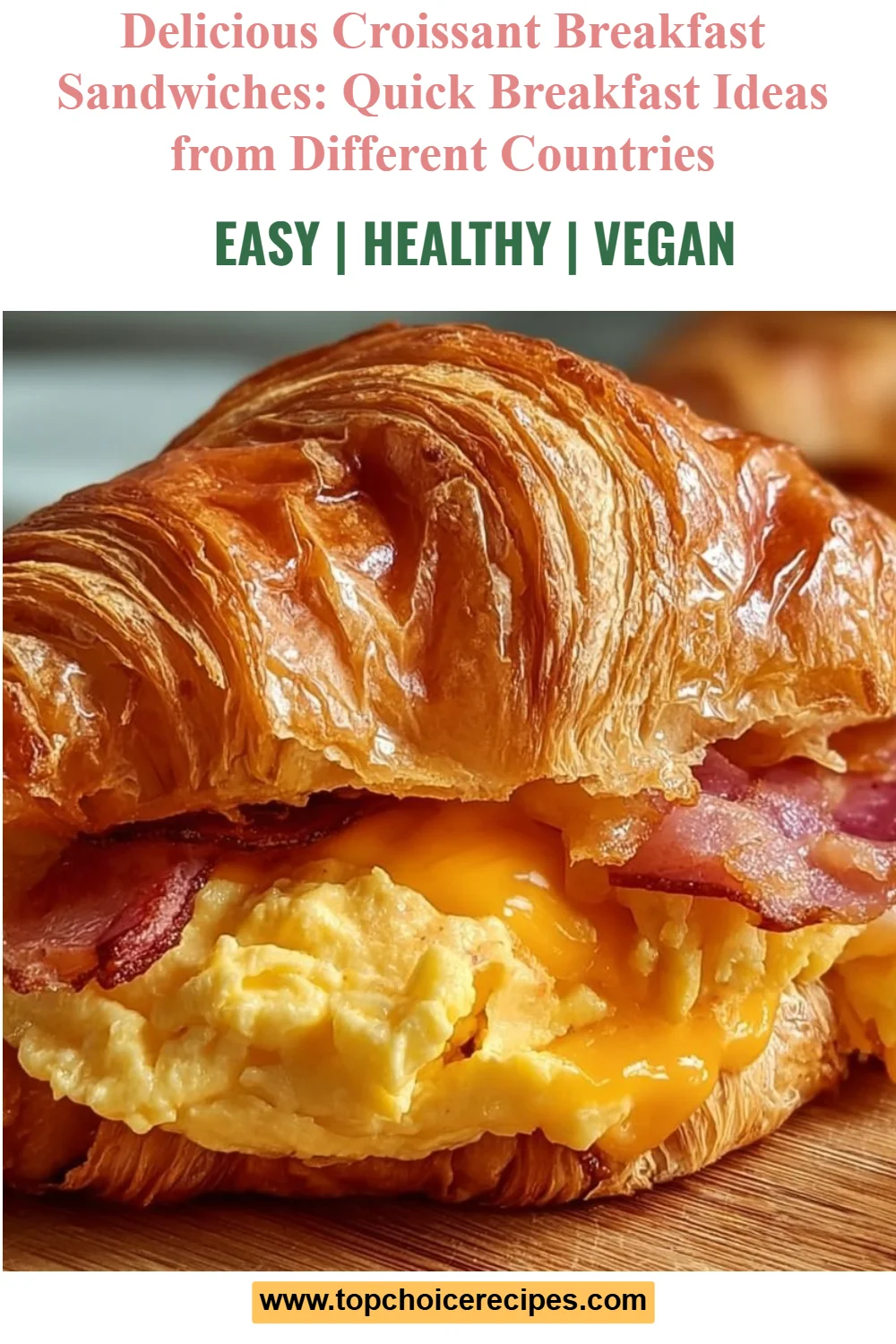 Croissant Breakfast Sandwiches