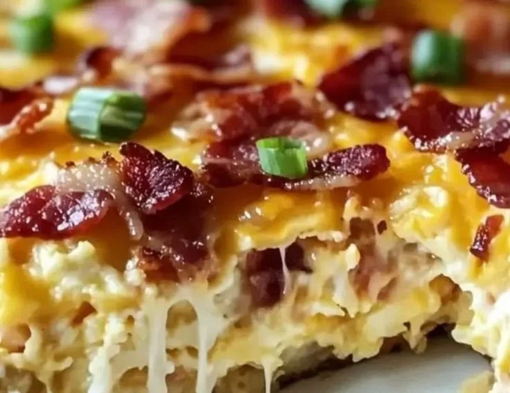 Easy Bacon, Egg, and Hashbrown Casserole