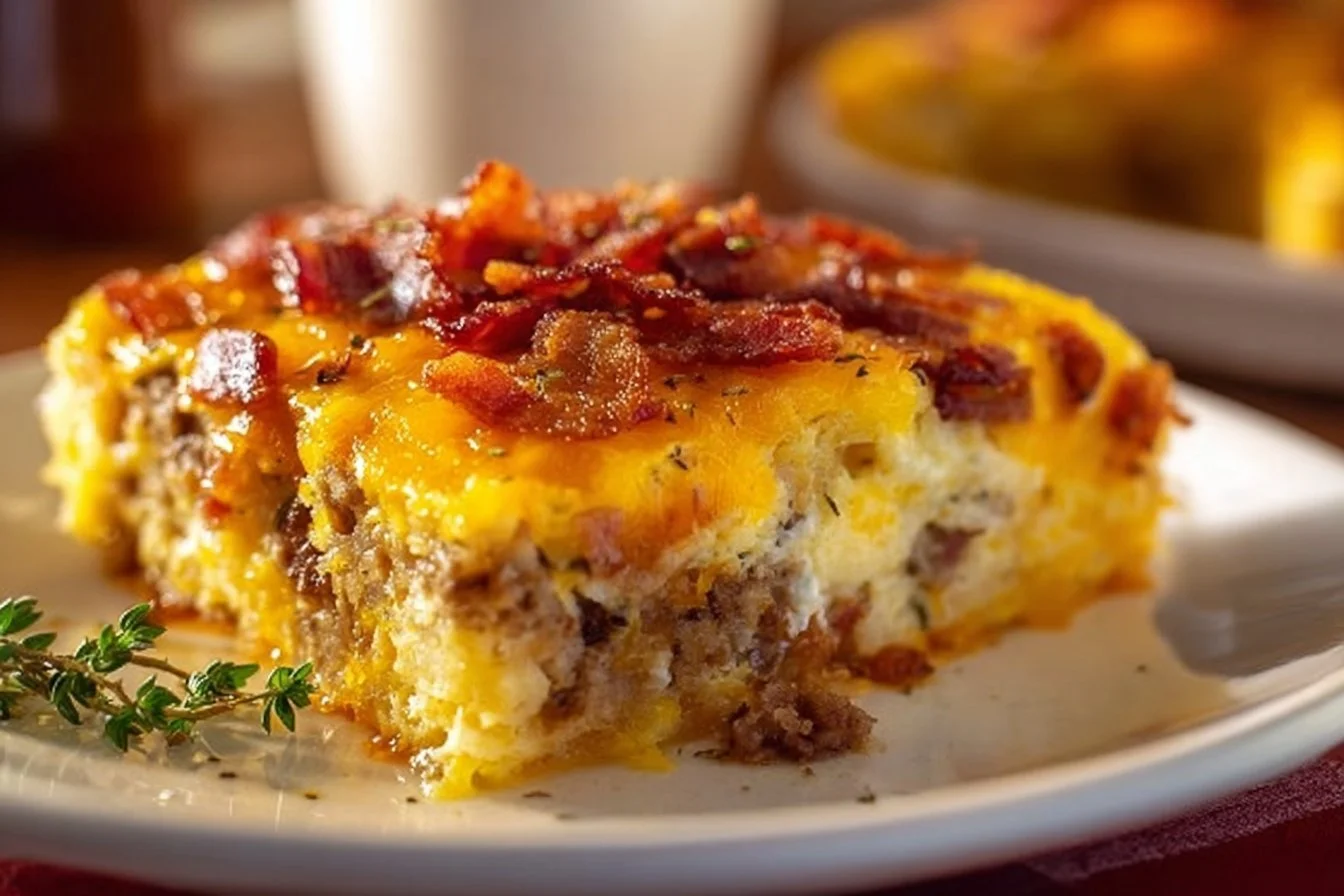 Easy Breakfast Casserole with Hashbrowns