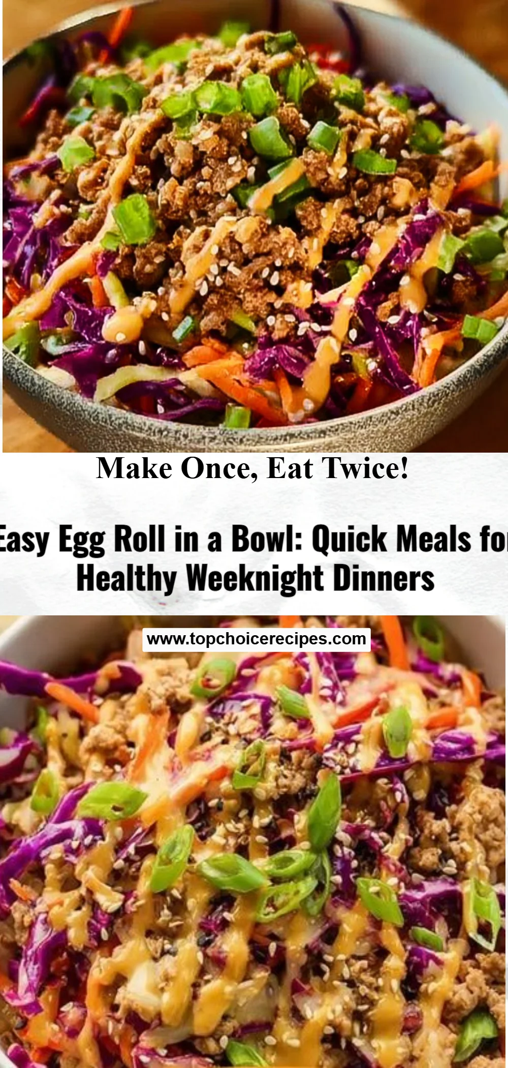 Easy Egg Roll in a Bowl