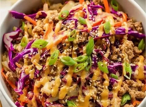 Easy Egg Roll in a Bowl