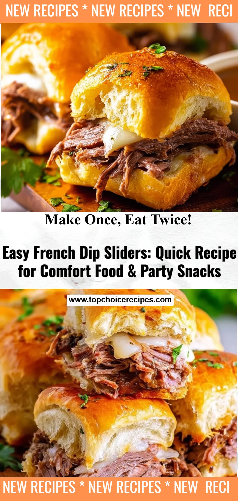 Easy French Dip Sliders