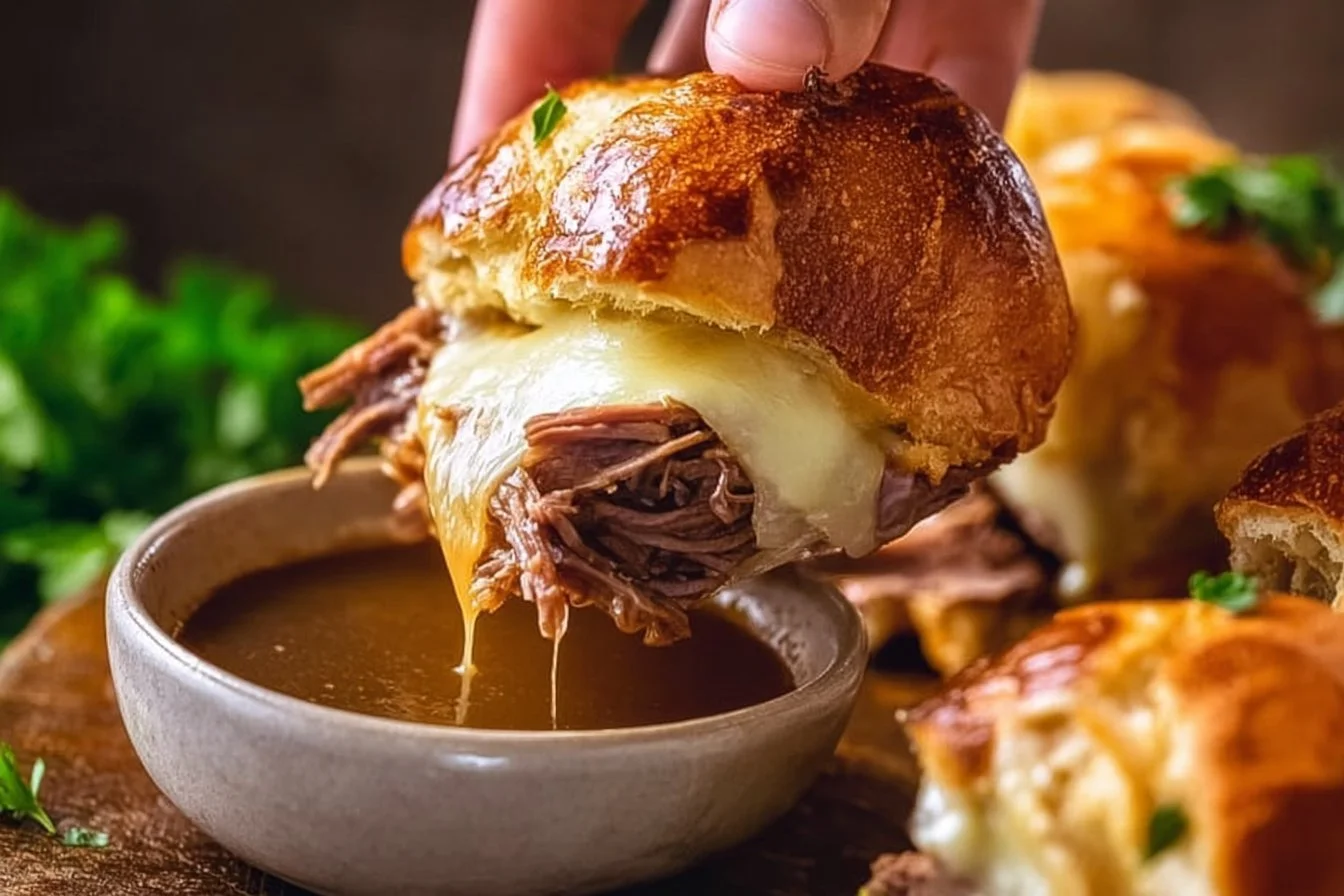 Easy French Dip Sliders