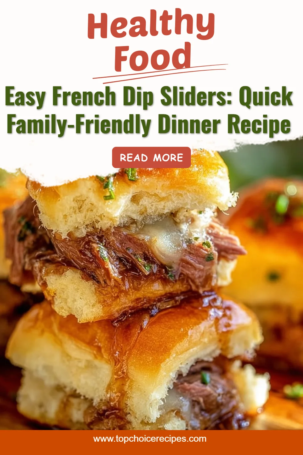 Easy French Dip Sliders