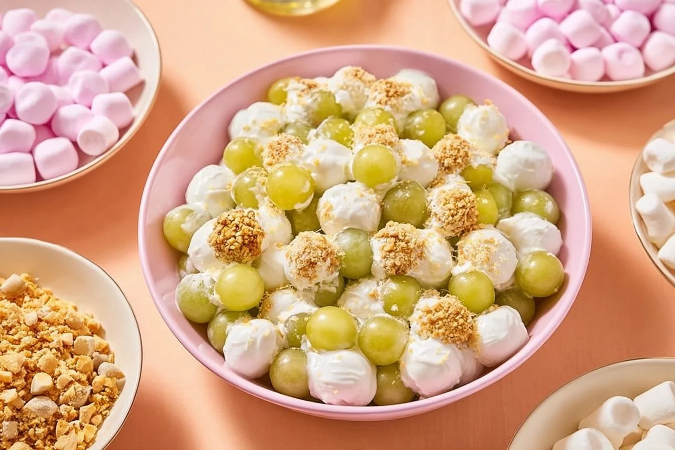 Easy Frozen Yogurt Covered Grapes